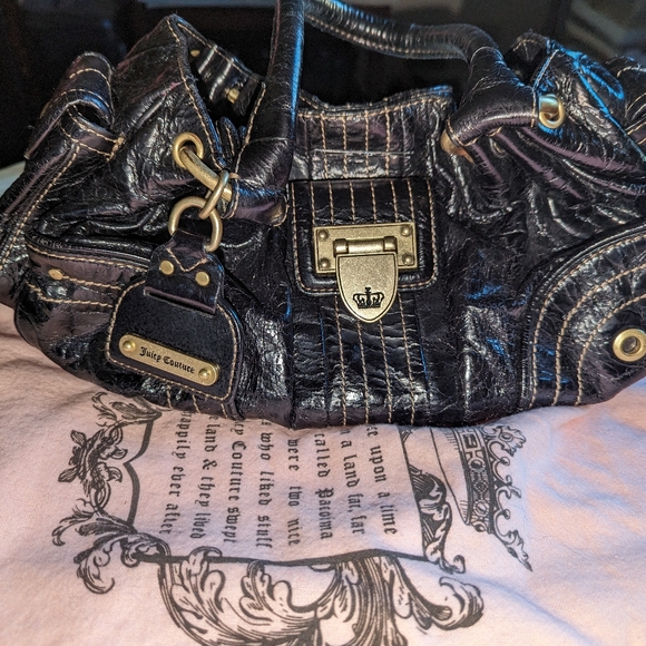 EXCELLENT! Juicy Couture "Baby Fluffy" Bag with Pink Dust Bag - Picture 2 of 9